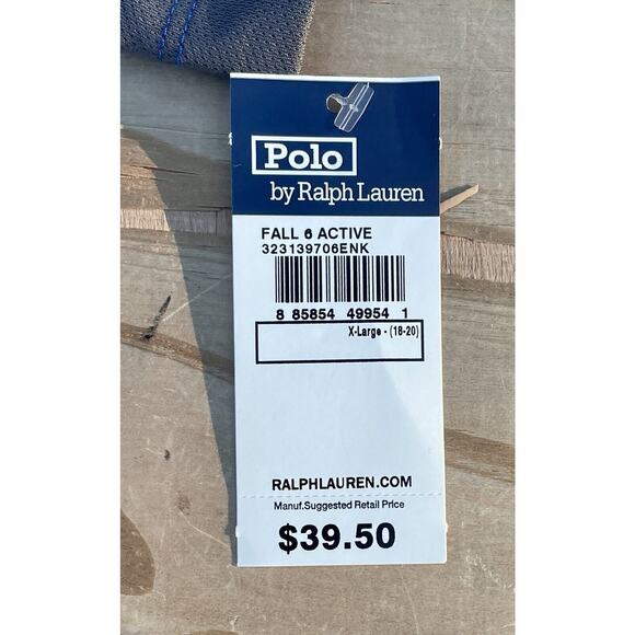 POLO by Ralph Lauren Fall 6 Active V-Neck T-Shirt Men's Blue SIZE XL NEW - Picture 2 of 5